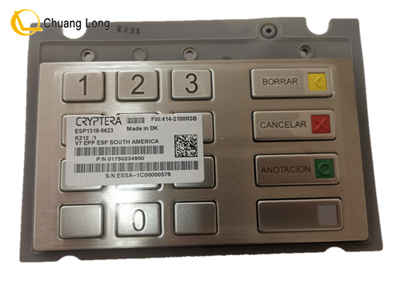 एटीएम मशीन पार्ट्स Diebold Nixdorf DN V7 EPP कीबोर्ड कीबोर्ड पिनपैड 01750234950 750234950