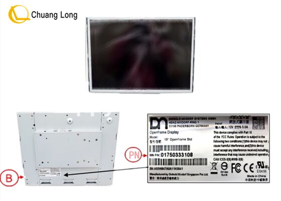 एटीएम मशीन पार्ट्स Diebold Nixdorf DN श्रृंखला 19 "ओपनफ्रेम एसटीडी 1750333108 01750333108