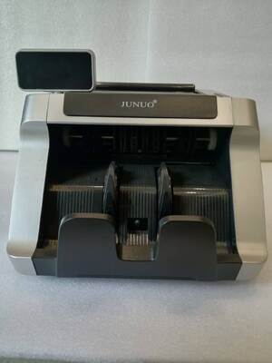 JUNUO C05 बैंकिंग मशीन मनी काउंटर डिटेक्टर एलईडी डिस्प्ले के साथ काला