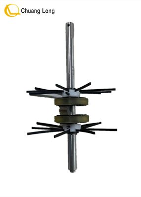 एटीएम मशीन पार्ट्स फुजित्सु F56 प्रेजेंटर ट्रांसपोर्ट शाफ्ट रियर बेस कैश रोलर असेंबली