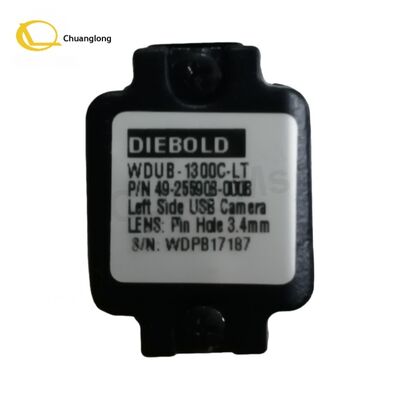 अच्छा दाम एटीएम मशीन स्पेयर पार्ट्स 49-255908-000B मूल Diebold USB कैमरा बाएं तरफ कनेक्टर के साथ एटीएम माइक्रो कैमरा 49255908000B ऑनलाइन