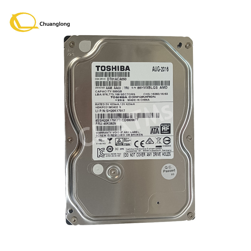 Toshiba DT01ABA100V 1TB SATA 3.5 हार्ड ड्राइव कम पावर हार्ड ड्राइव पीसी के लिए एटीएम कियोस्क पार्ट्स