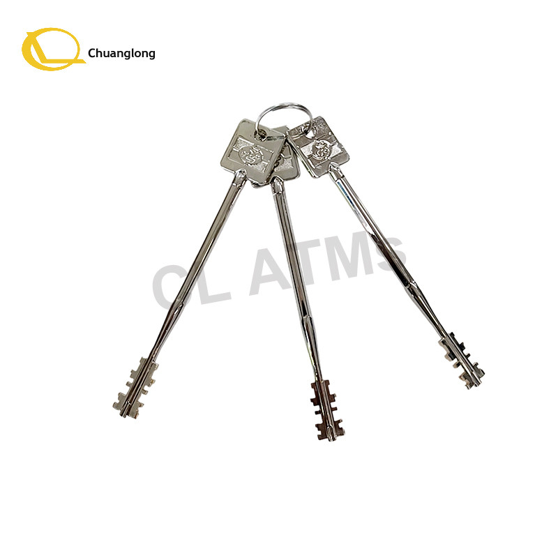 Wincor एटीएम स्पेयर पार्ट्स Wincor Nixdorf सुरक्षित कुंजी सेट 141mm 01750114195 1750114195