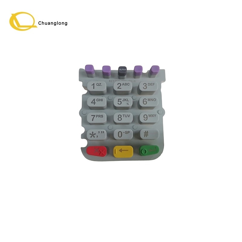252-001-01-J POS VERIFONE VX520 कीबोर्ड असेंबली POS टर्मिनल कीबोर्ड रिप्लेसमेंट कीबोर्ड