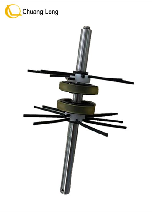 एटीएम मशीन पार्ट्स फुजित्सु F56 प्रेजेंटर ट्रांसपोर्ट शाफ्ट रियर बेस कैश रोलर असेंबली