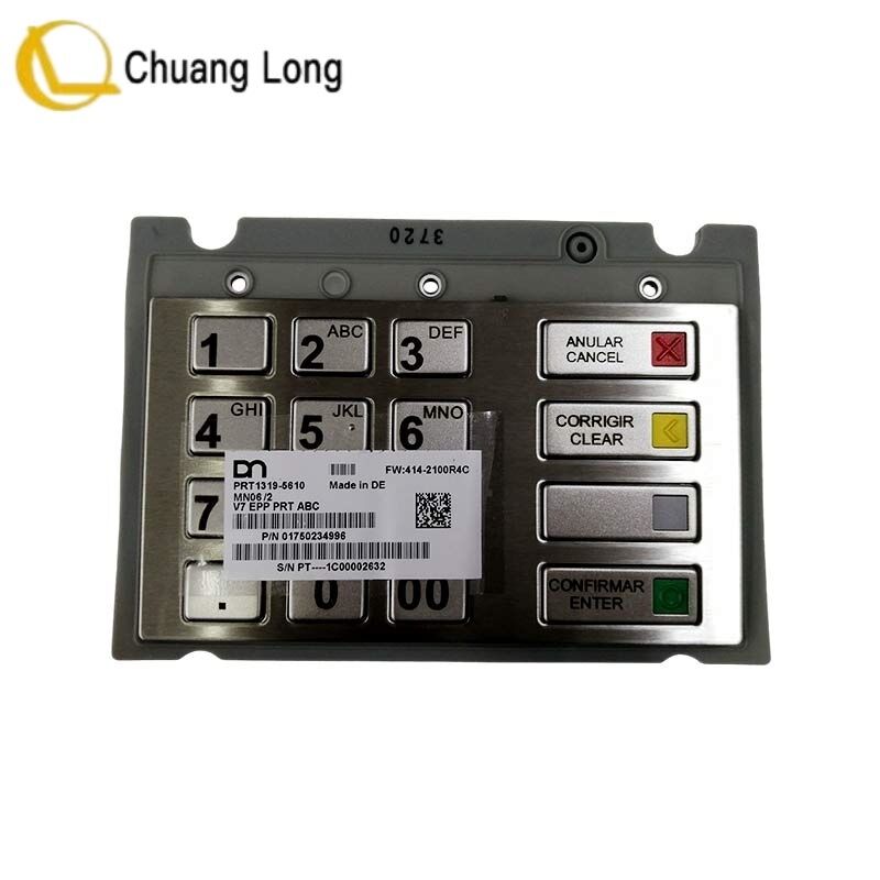 Diebold Nixdorf एटीएम पिनपैड डीएन ईपीपी वी7 कीबोर्ड पीआरटी एबीसी कीबोर्ड कई अलग-अलग मॉडल बिक्री के लिए 01750234996 1750234996