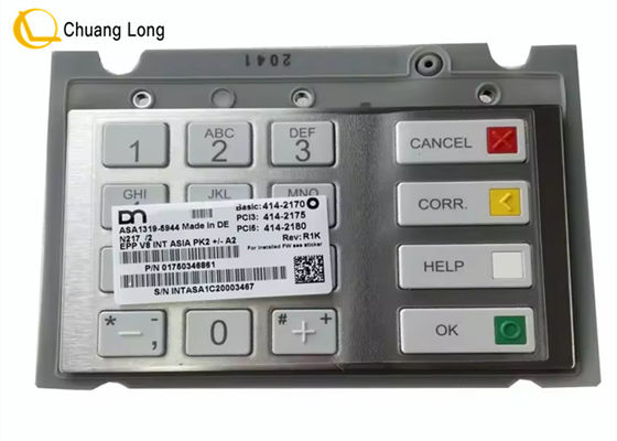 अच्छा दाम एटीएम पार्ट्स Diebold Nixdorf EPPV8 कीबोर्ड 1750303455 01750303455 ऑनलाइन